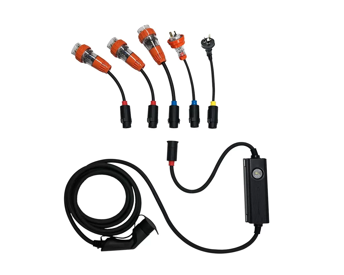 Kwik Portable Type 2 Charger w/ Adaptable Tails